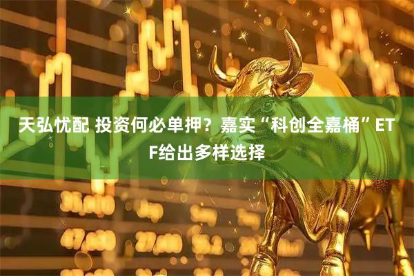 天弘忧配 投资何必单押？嘉实“科创全嘉桶”ETF给出多样选择